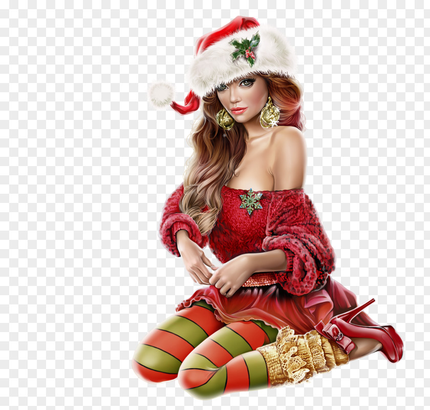 Christmas Mrs. Claus Ornament Woman Santa PNG