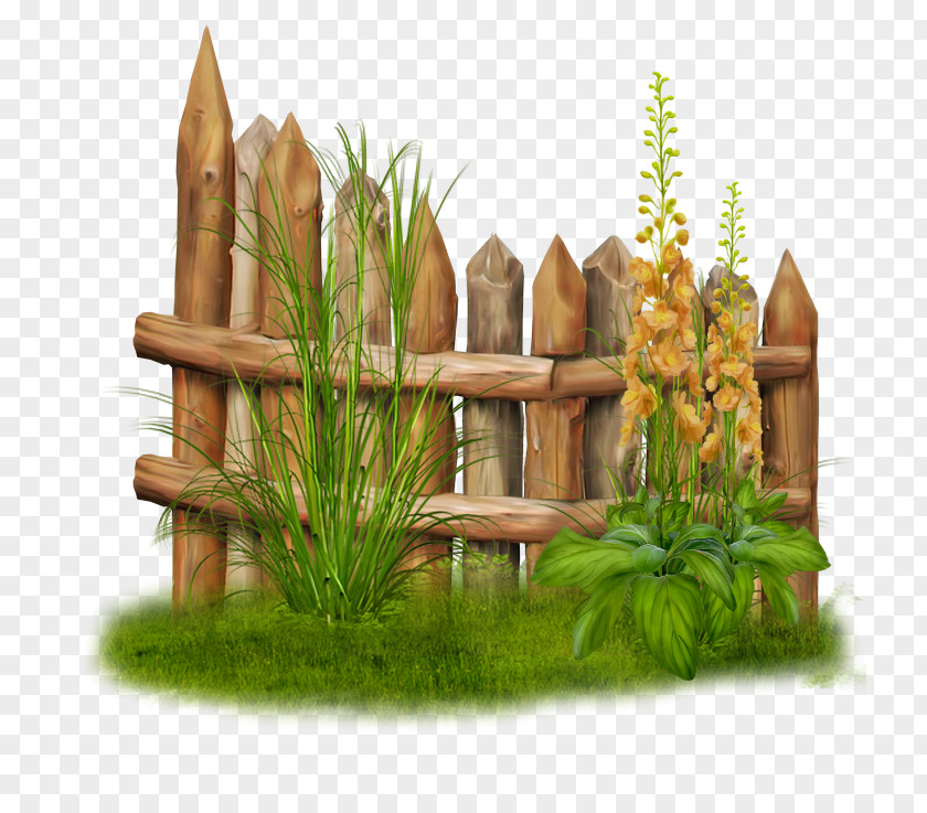 Fence Flowerpot PNG