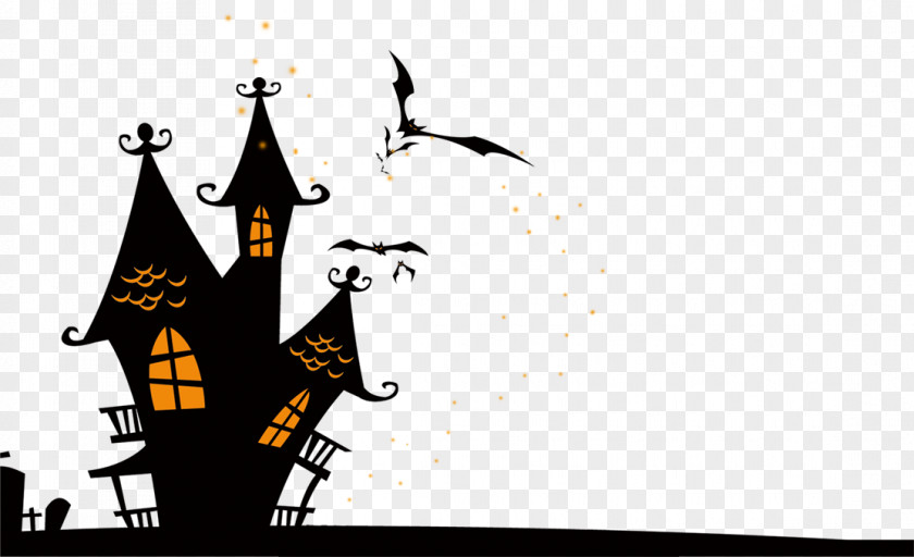 Halloween Bat Haunted Attraction Wall Decal Party Clip Art PNG