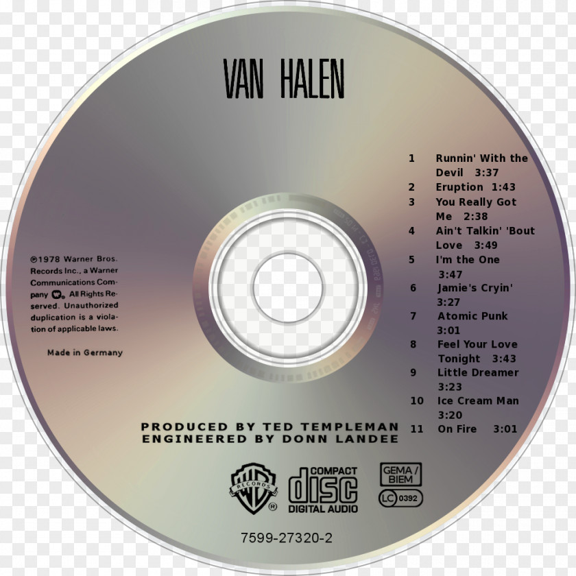 Van Halen Sunshine On Leith Sailing The Seas Of Cheese Proclaimers Primus Compact Disc PNG