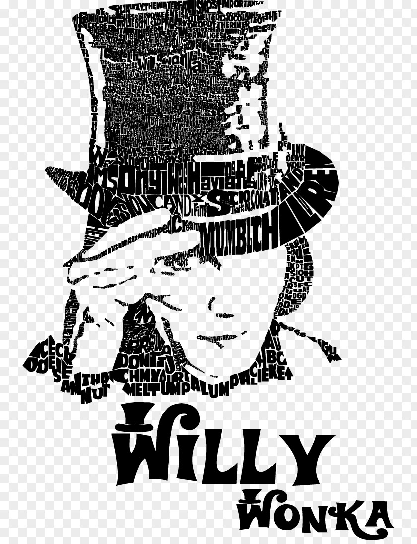 Wonka The Willy Candy Company Logo Poster PNG