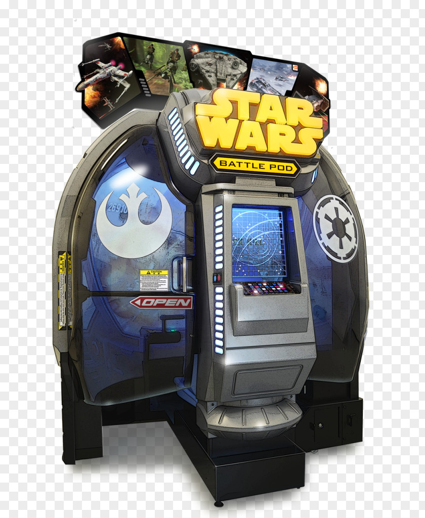 Battlefield 1 Star Wars Battle Pod Trilogy Arcade New York Comic Con Game PNG
