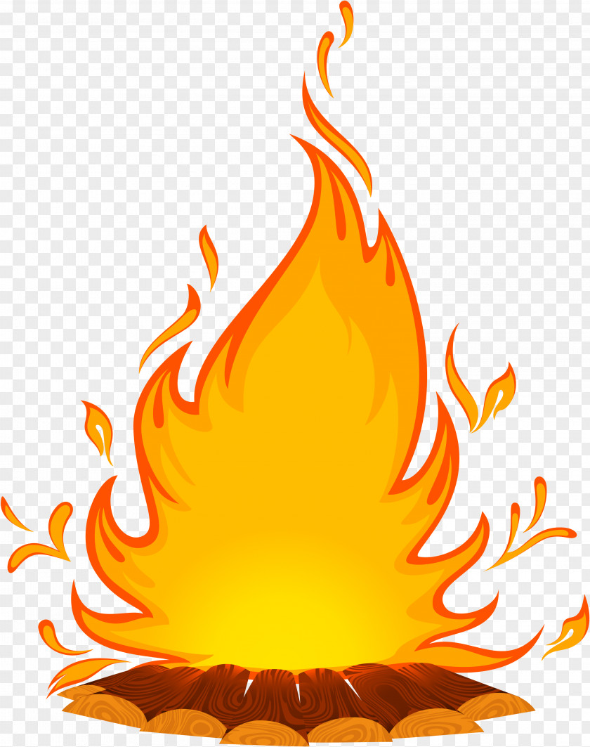 Campfire Fire Cartoon Clip Art PNG