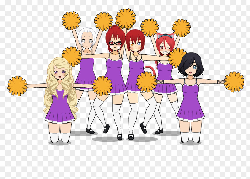 Cheerleading Uniforms Lucky Star Anime PNG Anime, star clipart PNG