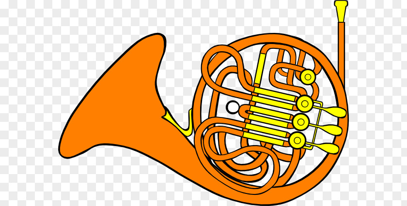 How To Draw A French Horn Horns Brass Instruments Clip Art PNG