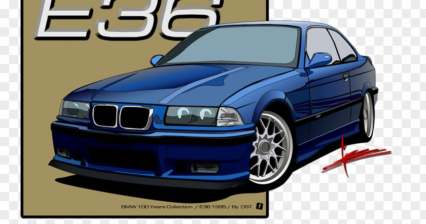 Bmw BMW 3 Series (E36) 1998 M3 Car PNG