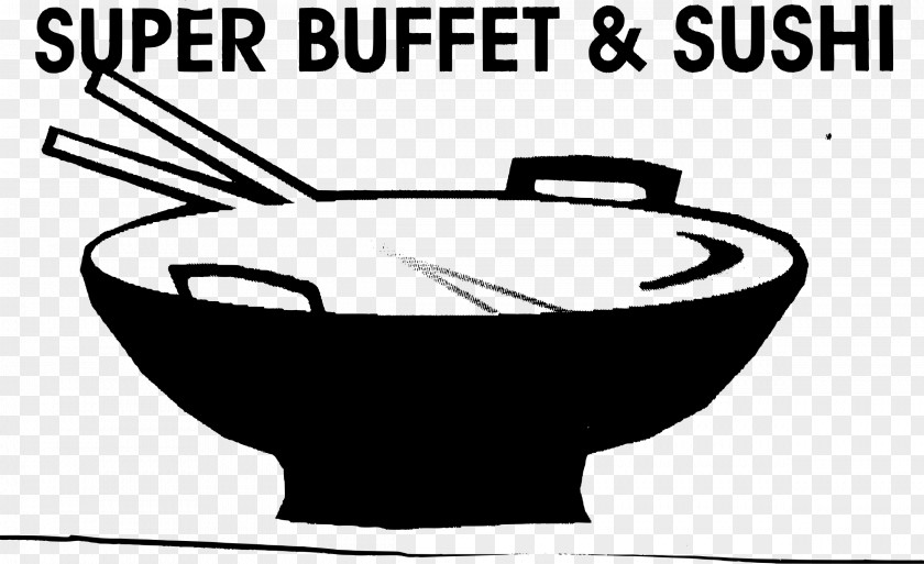 Buffet Sushi Black And White Clip Art PNG