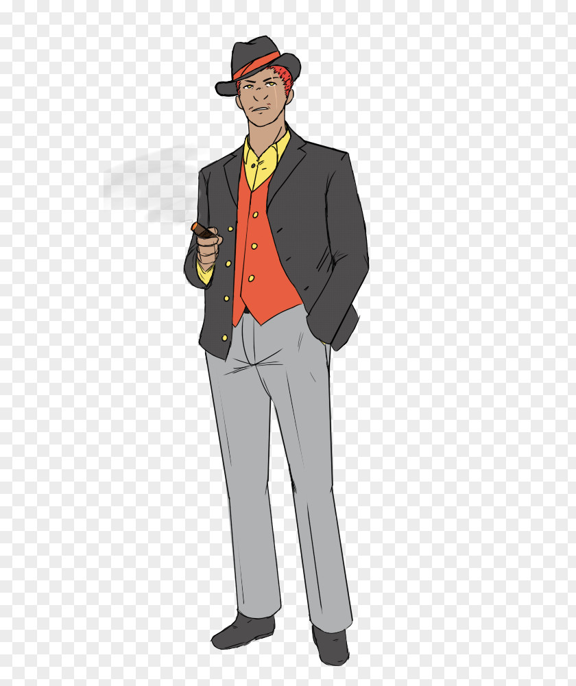 Dante 2 Tuxedo M. Cartoon Fedora PNG