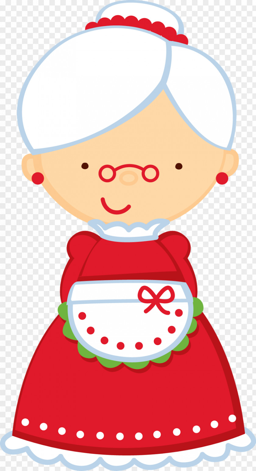 Female Chef Mrs. Claus Santa Clip Art PNG