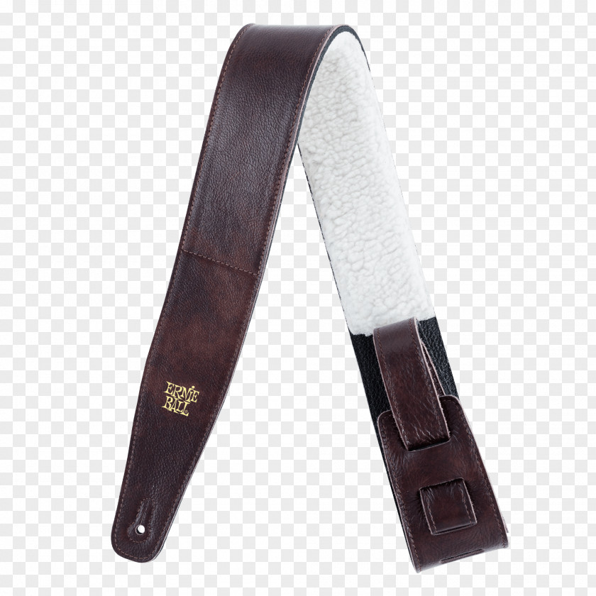 Guitar Leather String Strap Flatwound PNG