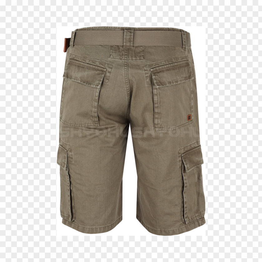 Husky Bermuda Shorts Khaki PNG