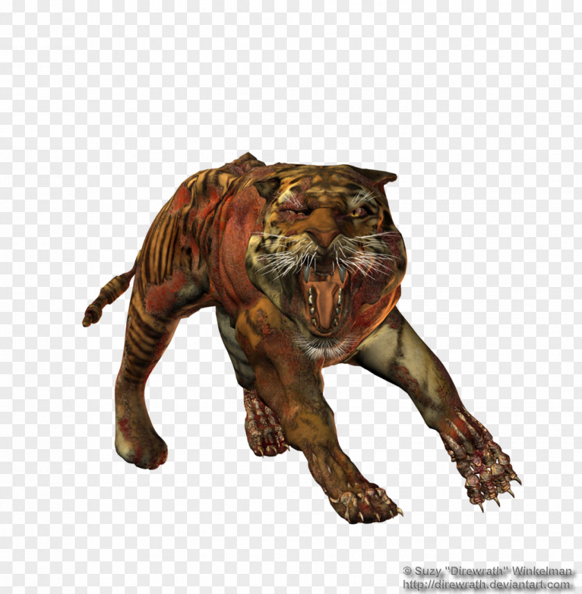 Undead Tiger Cat Carnivora Art Walrus PNG