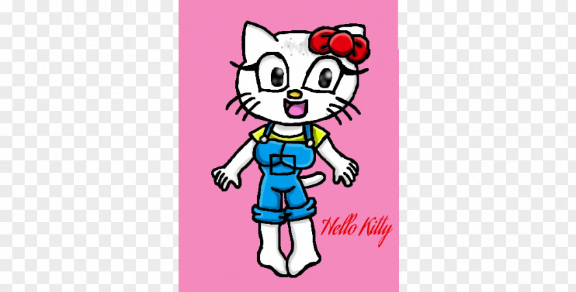 Cat Pink M Character Clip Art PNG