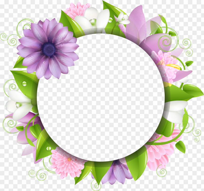 Flowers Border Flower Drawing Clip Art PNG