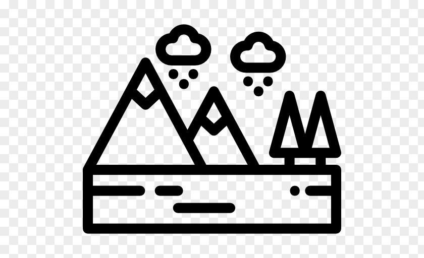 Nature Mountain Igloo Line Art Clip PNG