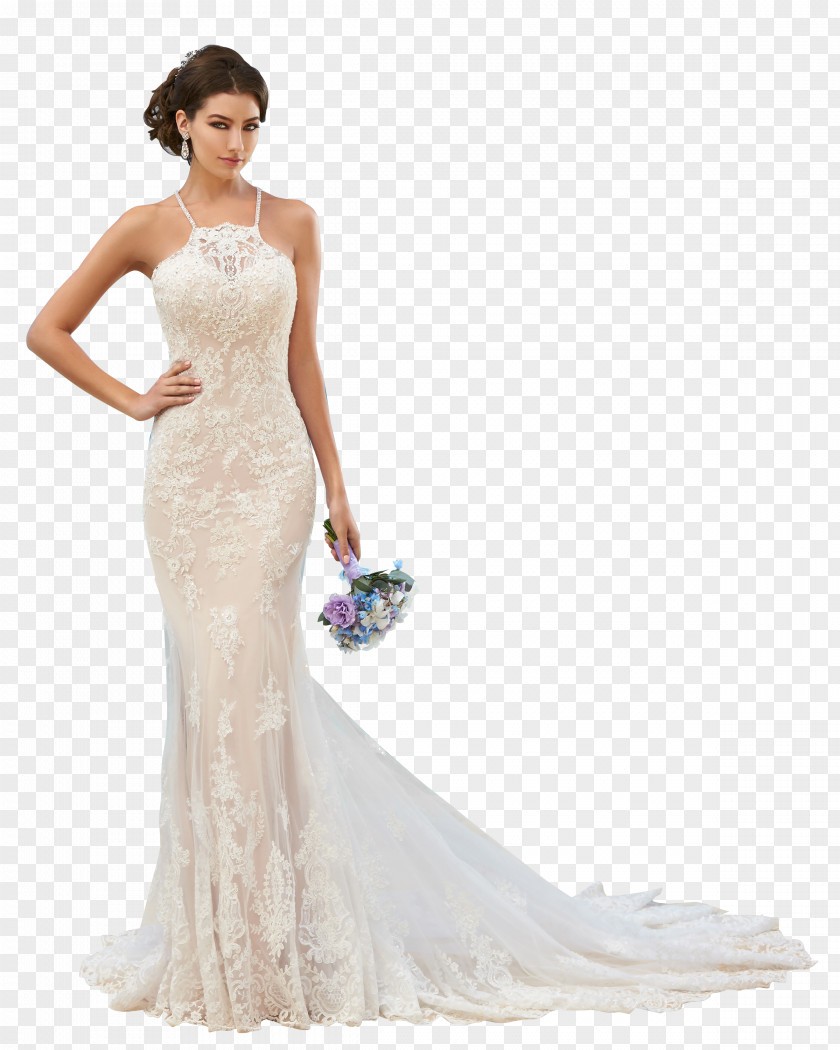 Bride Wedding Dress Train PNG