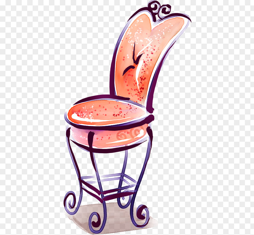 European-style Hand-painted Chairs Watercolor Painting Download Gratis PNG