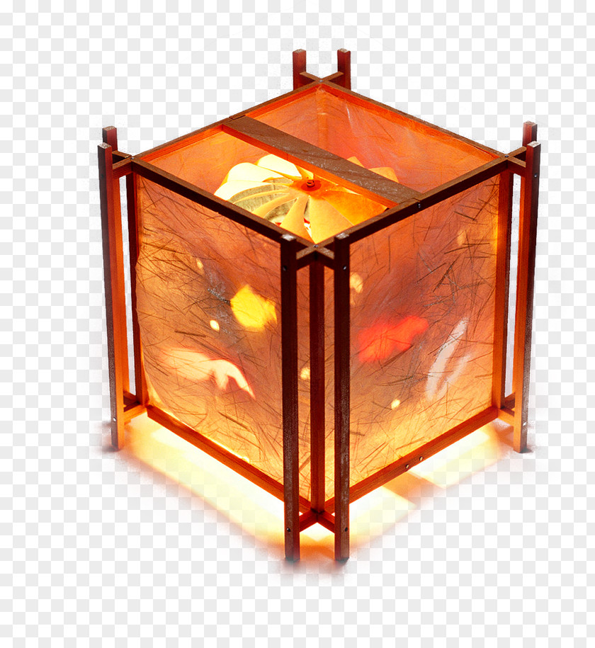 Fancy Rectangle Mooncake Mid-Autumn Festival Lantern Chinese New Year PNG