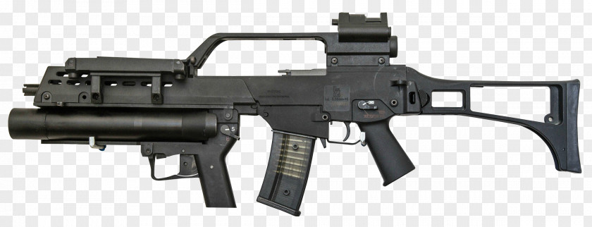 Grenade Launcher Gun Heckler & Koch G36 Firearm SL8 PNG
