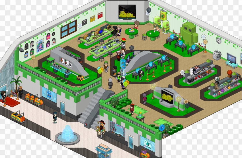 Habbo House Online Chat Room Game PNG
