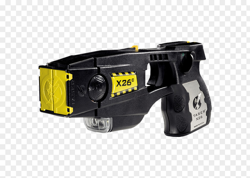 Laser Gun Electroshock Weapon Taser Police Officer PNG