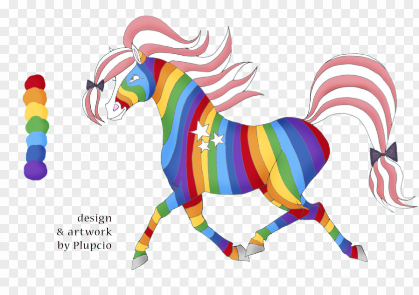 Arabian Horse Drawing Rainbow Zebra PNG