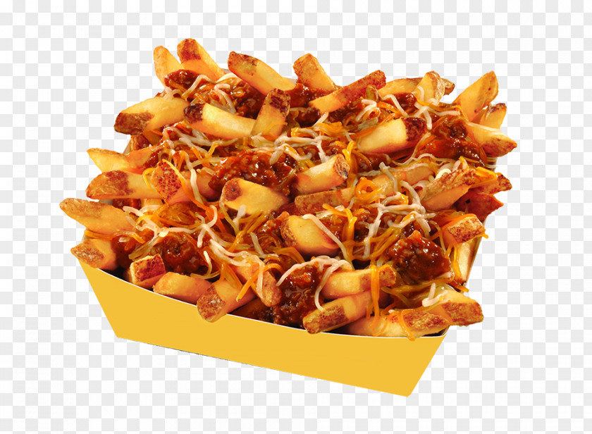 Cheese French Fries Chili Con Carne Hamburger Cuisine PNG