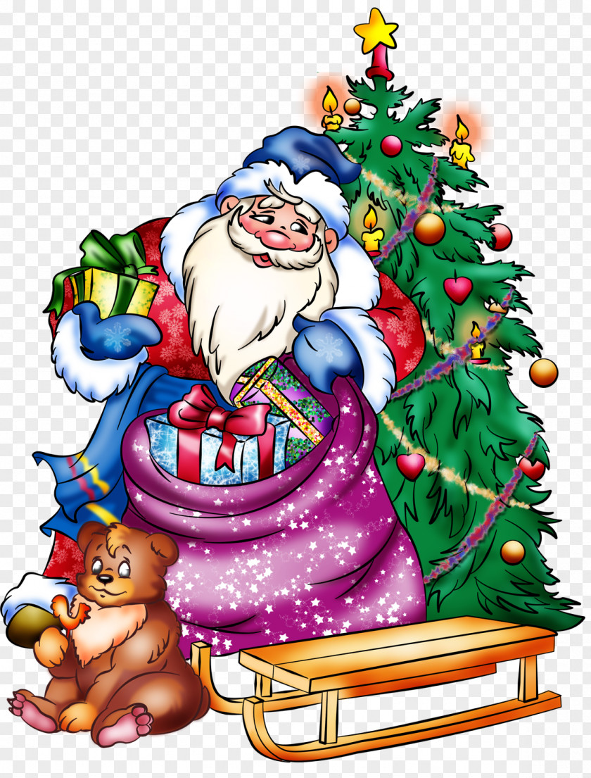Christmas Ded Moroz Snegurochka Holiday Old New Year PNG