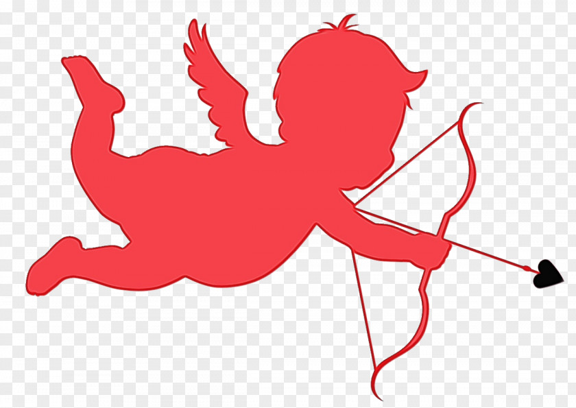 Fictional Character Sticker Red Clip Art Cupid PNG