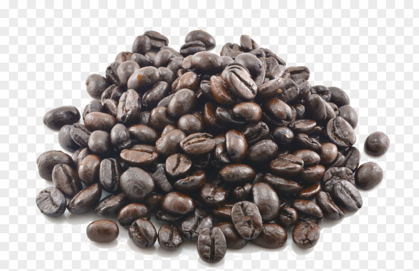 A Pile Of Coffee Beans Jamaican Blue Mountain Caffxe8 Americano Cocoa Bean Cafe PNG
