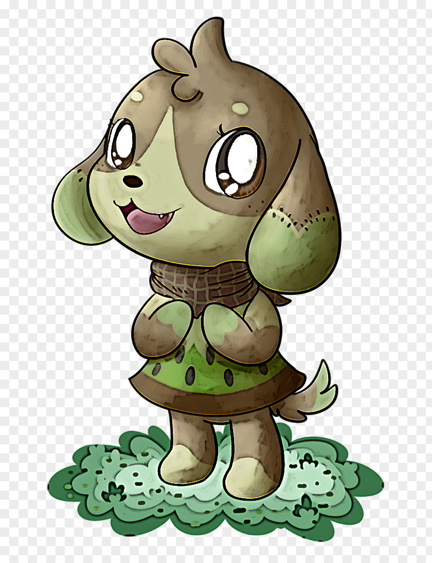 Cartoon Green Animation Grass Plant PNG