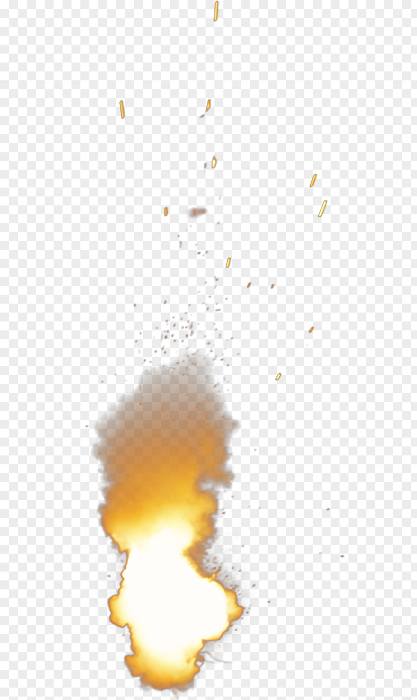 Explosion Beak Yellow Angle Pattern PNG