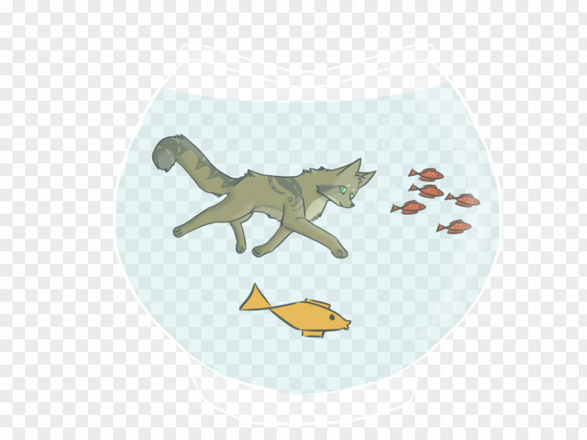 Fish Bowl Canidae Cat Dog Tail Mammal PNG