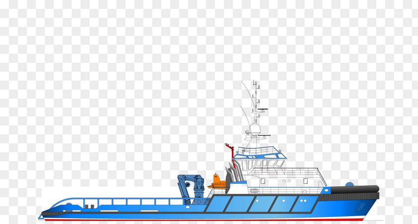 Naval Architecture Heavy Cruiser Platform Supply Vessel Anchor Handling Tug Ship PNG