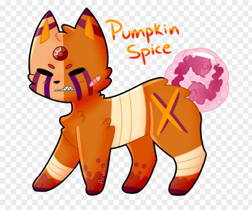 Pumpkin Spice Horse Dog Canidae Clip Art PNG