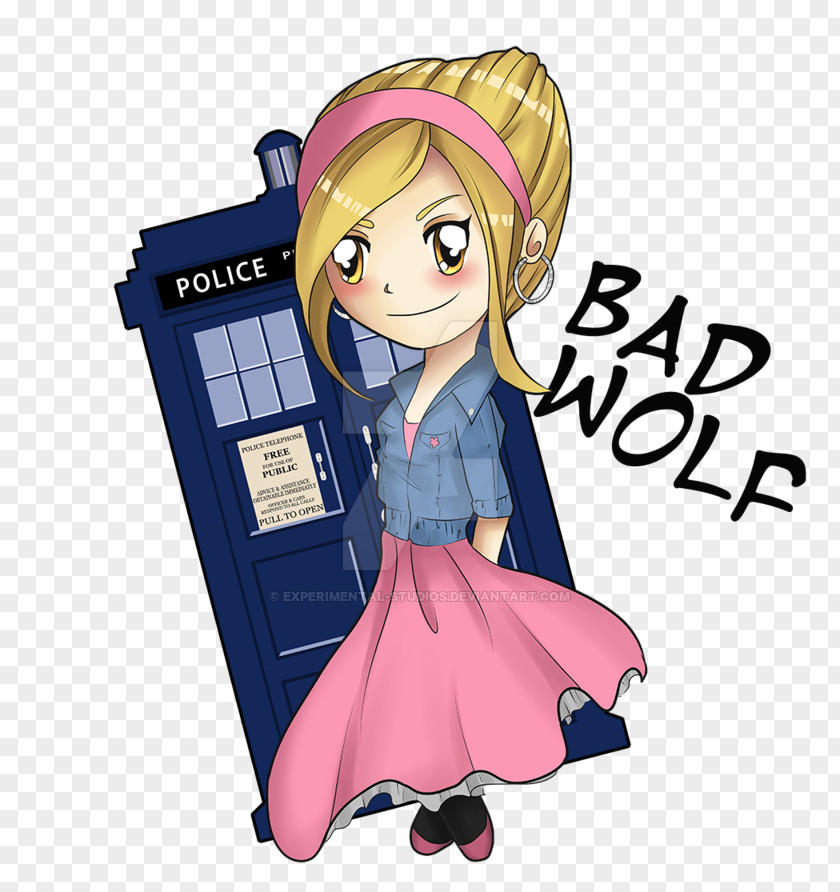 Rose Tyler Tenth Doctor TARDIS Drawing PNG