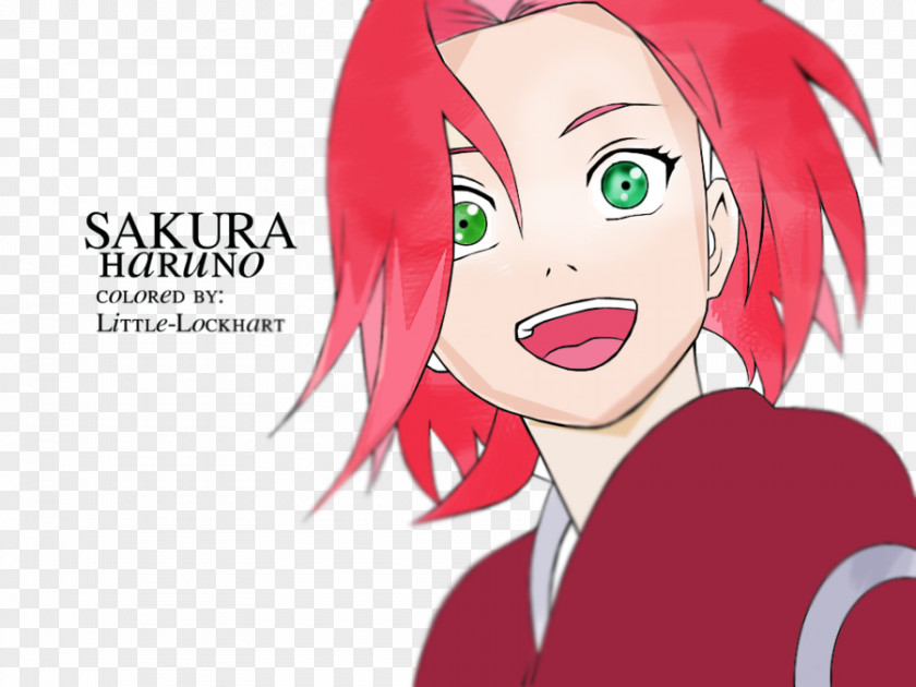 Sakura Fall Hair Coloring Eyebrow Eyelash Black Red PNG