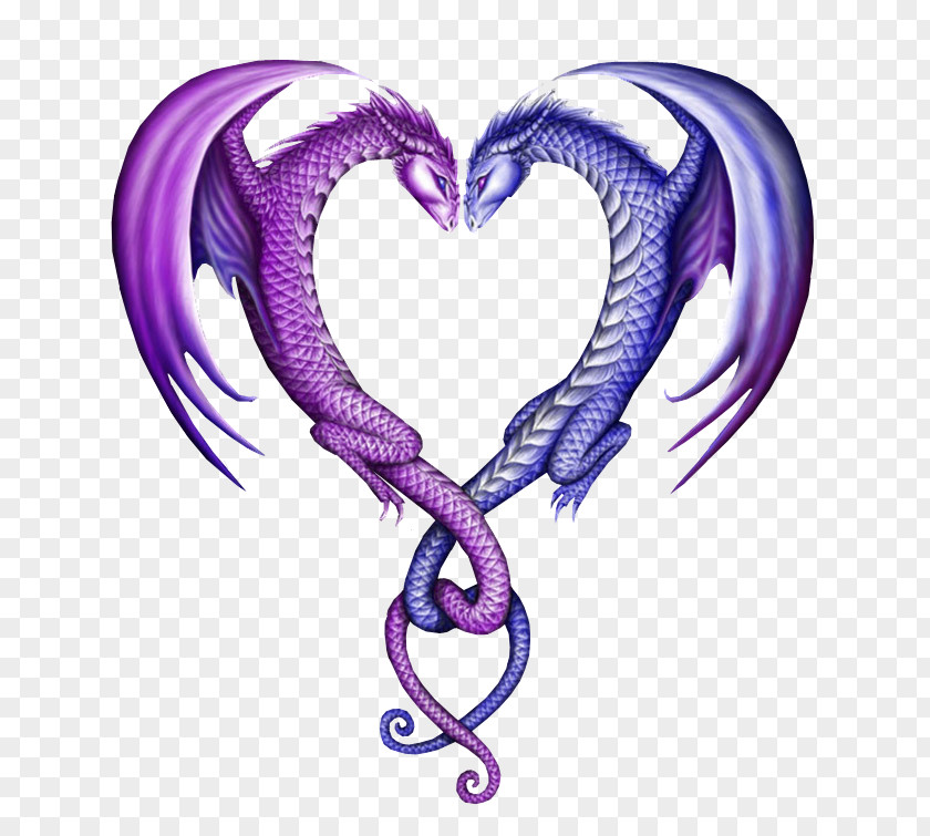 Dragon Hearts Series Image Design PNG