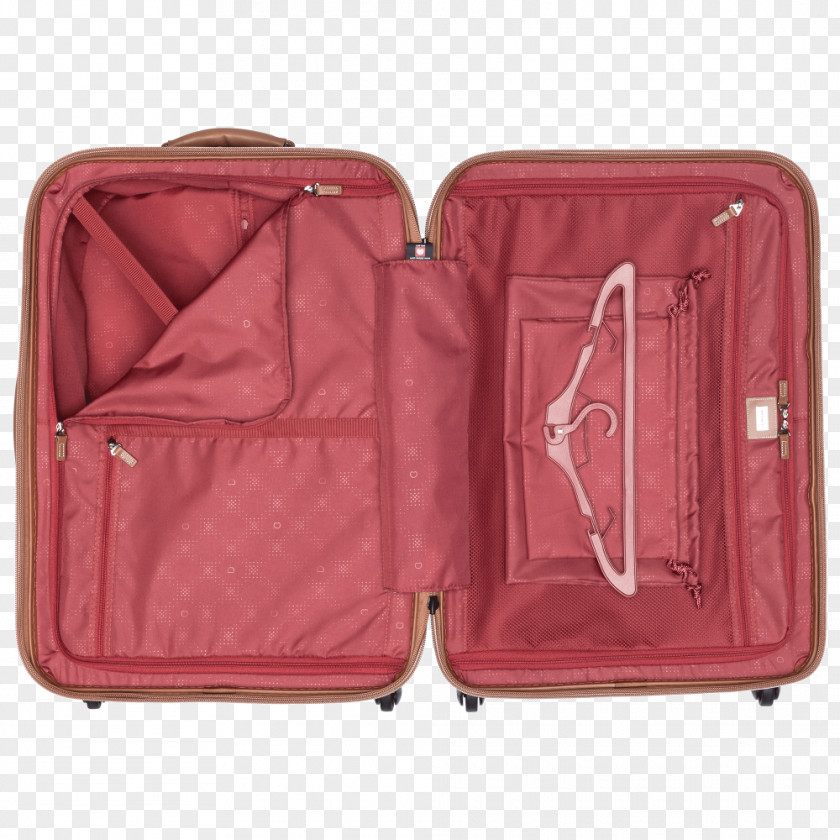 Suitcase DELSEY Chatelet Hard + Baggage Trolley Case PNG