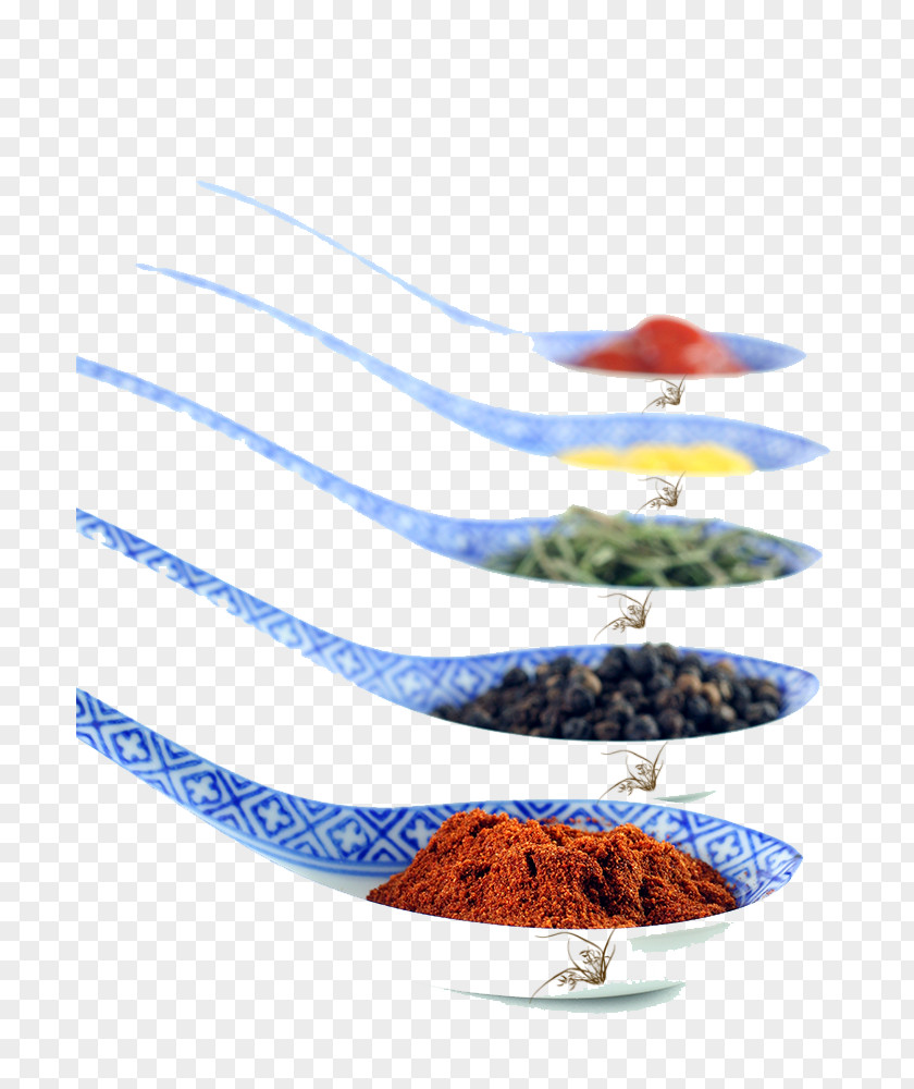 Ceramic Spoon Ingredients Condiment Recipe Cooking Spice PNG