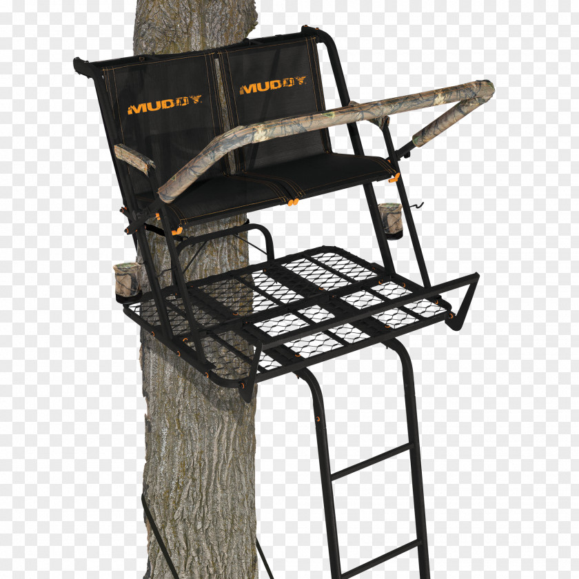 Ladder Tree Stands Ameristep 15' Two-Man Ladderstand W/ RealTree AP Seat Muddy Nexus 2-Man Hunting Partner PNG