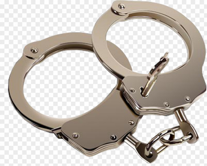 Handcuffs Police Officer Arrest Clip Art PNG