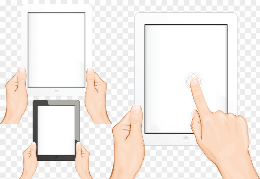 Holding IPAD Gesture IPad Multi-touch PNG