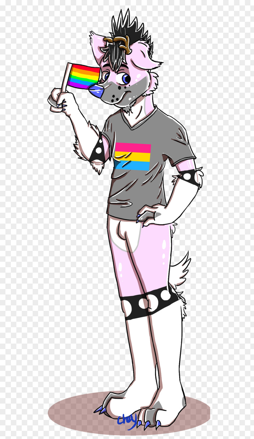 Pansexual Pride Flag Cartoon Furry Fandom Clip Art PNG