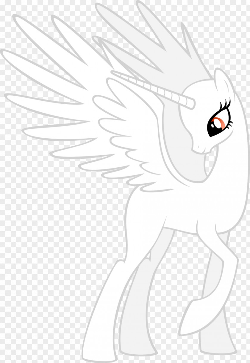 Pegasus Outline My Little Pony Rainbow Dash Princess Celestia Twilight Sparkle PNG