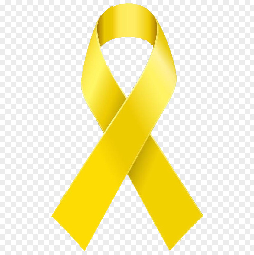 Ribbon Yellow Ewing's Sarcoma Servicios De Salud Morelos Cancer Bone Tumor PNG