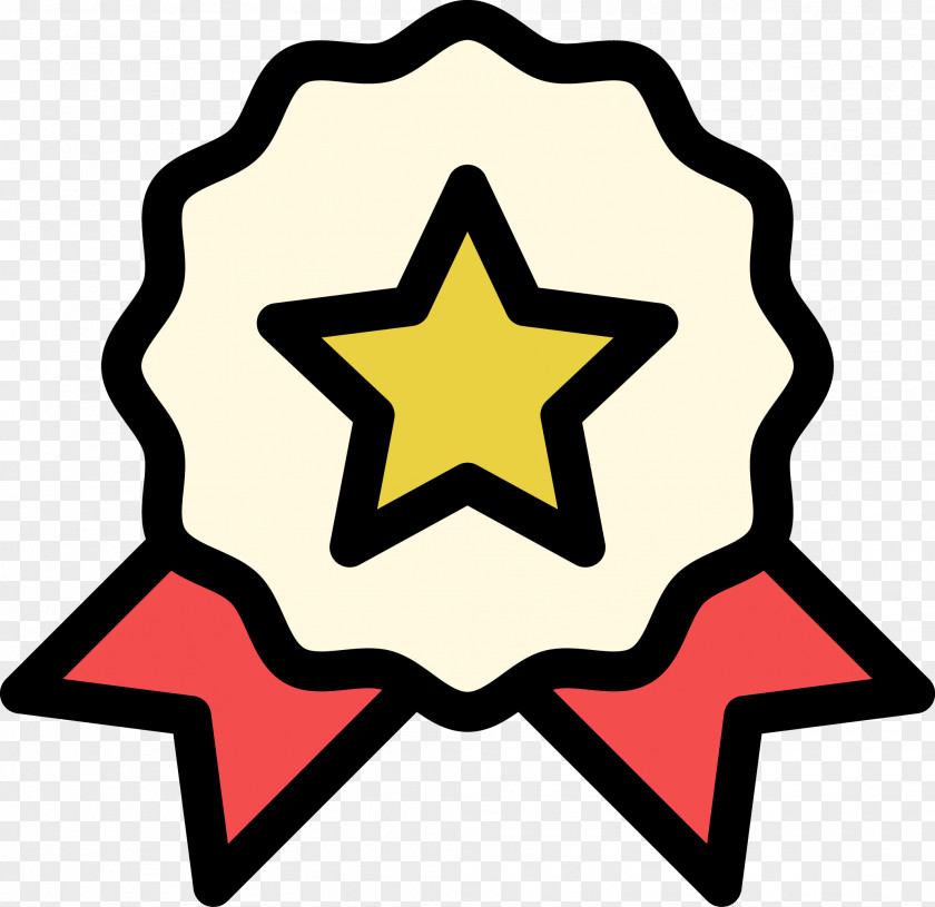 Wear Five Pointed Star Flower Material PNG
