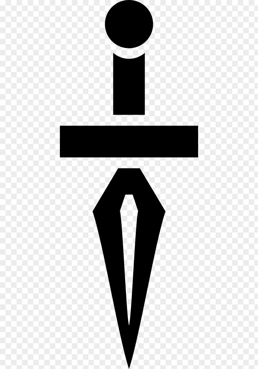 Dagger Logo Symbol Clip Art PNG