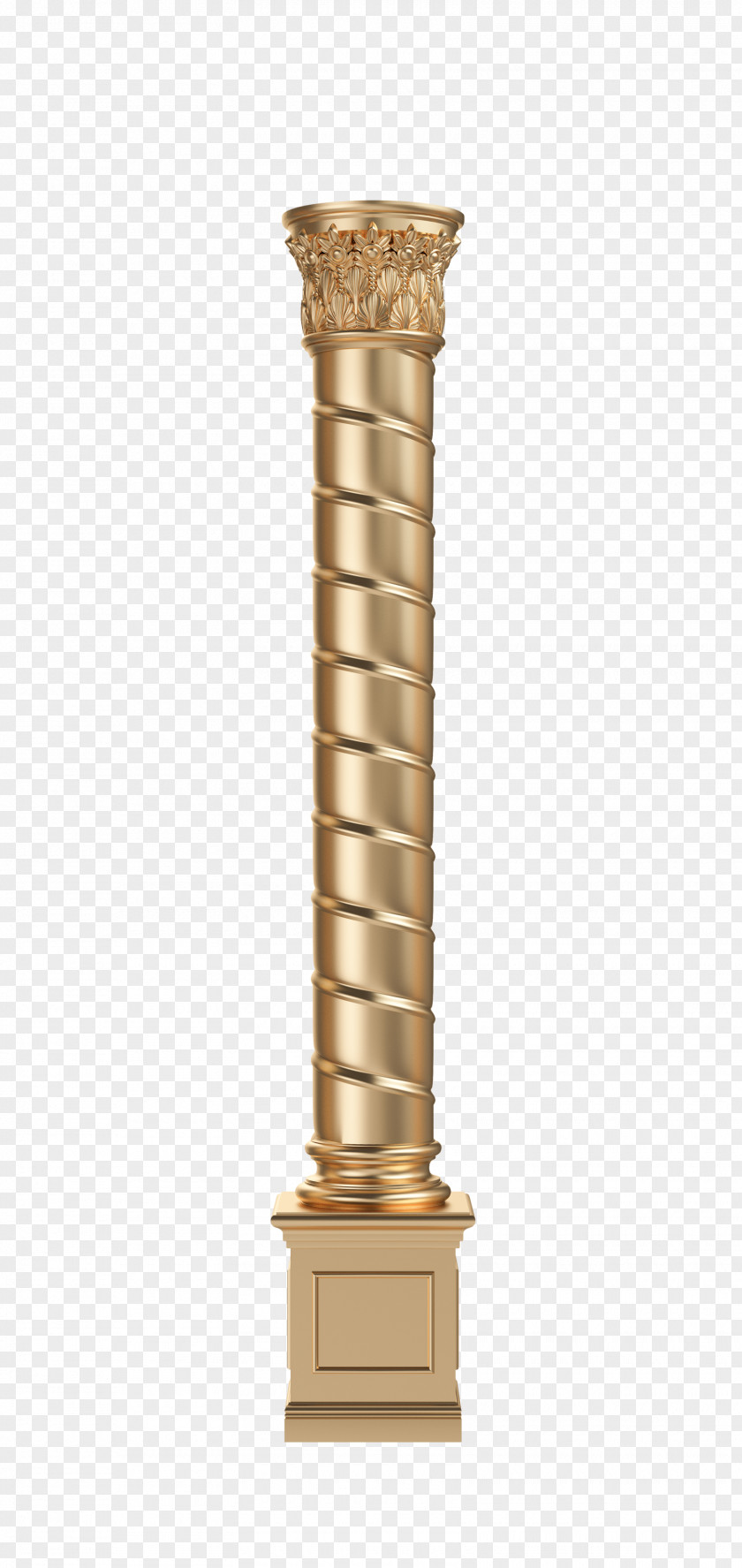 European Gold Decorative Columns Column PNG