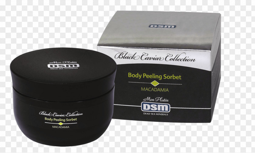 Macadamia Beluga Caviar Cream Exfoliation PNG